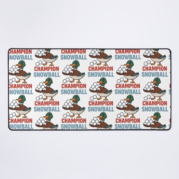 Item preview, Snowball Champion Funny Duck Winter Design designed and sold by TeeTimeTreasure.