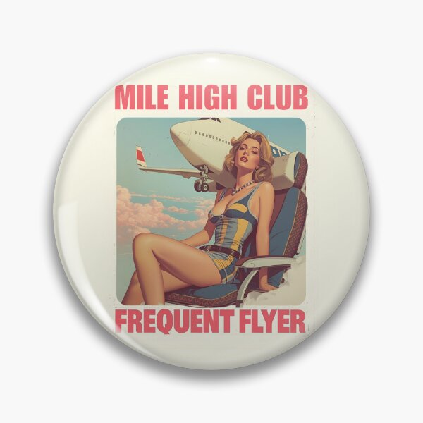 Artikelvorschau, Vielfliegerprogramm des Mile High Club entworfen und verkauft von NicMacTees.