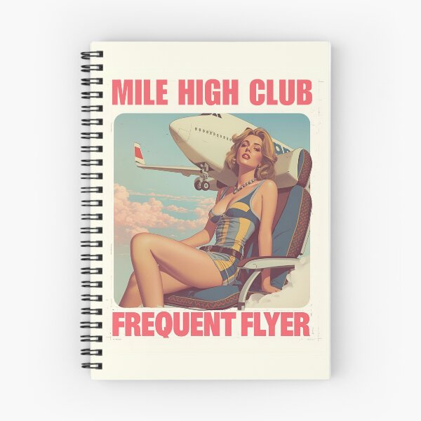 Item preview, Mile High Club Frequent Flyer designed and sold by NicMacTees.