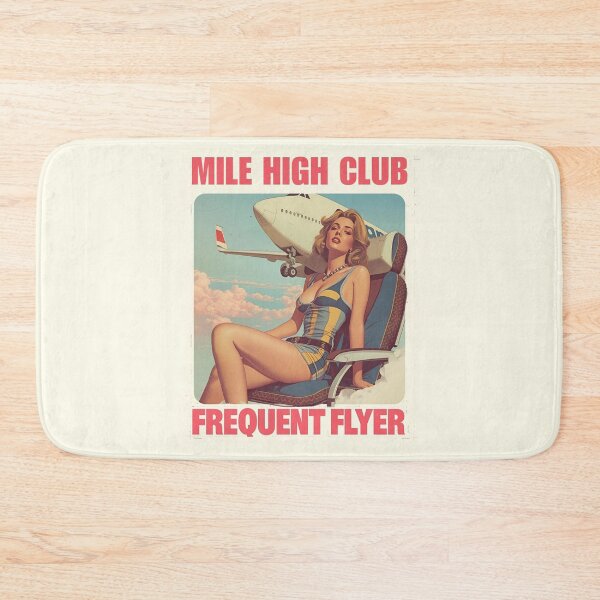 Item preview, Mile High Club Frequent Flyer designed and sold by NicMacTees.