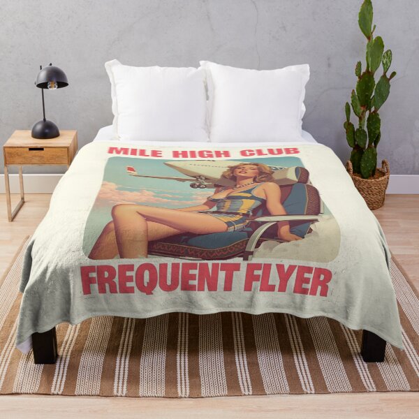 Item preview, Mile High Club Frequent Flyer designed and sold by NicMacTees.
