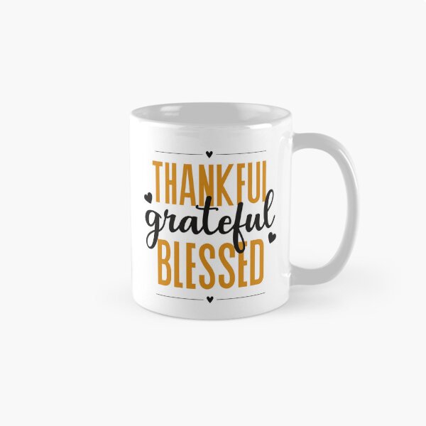 Item preview, Thankful Grateful Blessed - Inspirational Self Love  designed and sold by DreamAndInk.