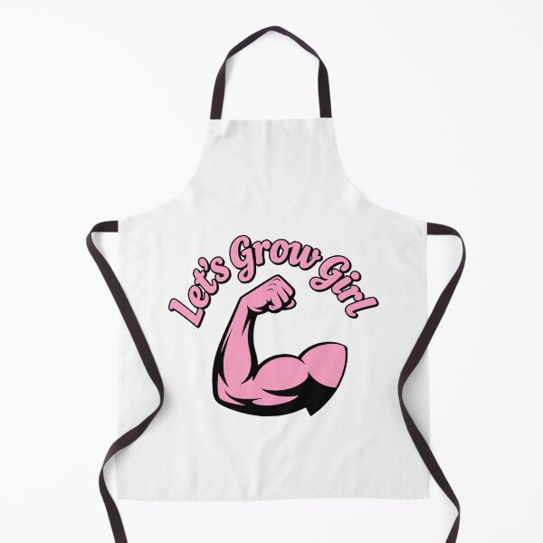 Item preview, Let's Grow Girl! Pink Gym Girl Quote designed and sold by PMCreative.