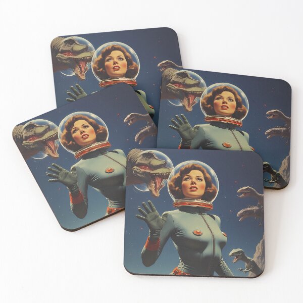 Item preview, Attack of the Space Dinosaurs designed and sold by she-devil-shirt.