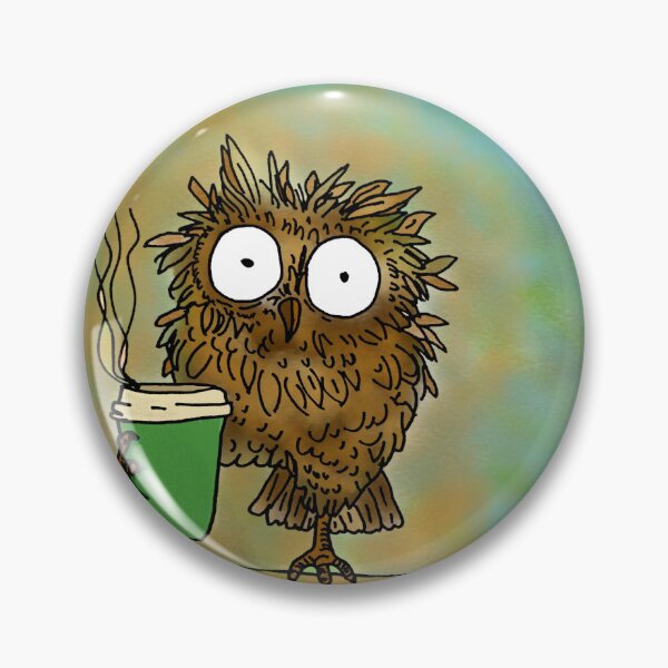 Item preview, Over caffeinated Owl designed and sold by retconcraft.