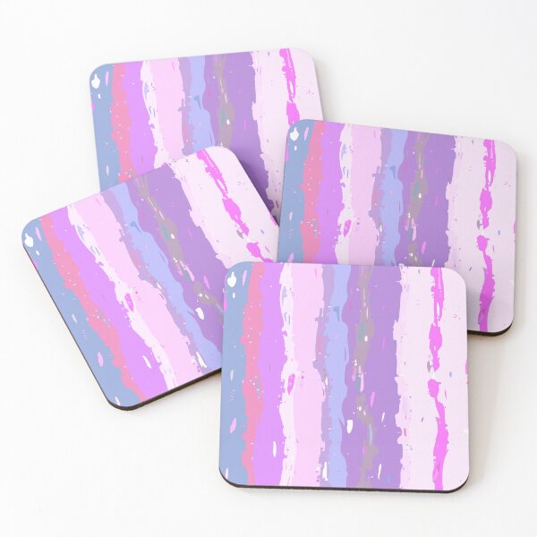 Item preview, Playful Lavender and Pink Painterly Stripes designed and sold by Fezzyboo.