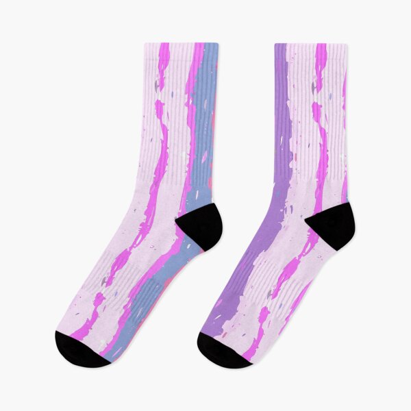 Item preview, Playful Lavender and Pink Painterly Stripes designed and sold by Fezzyboo.