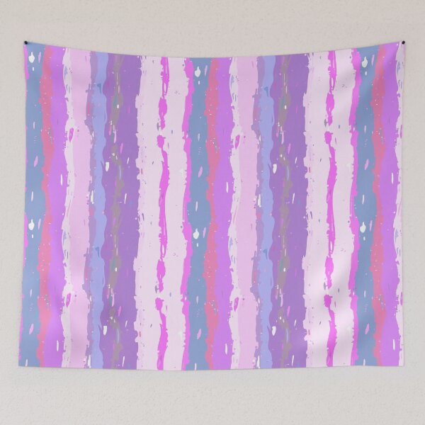 Item preview, Playful Lavender and Pink Painterly Stripes designed and sold by Fezzyboo.