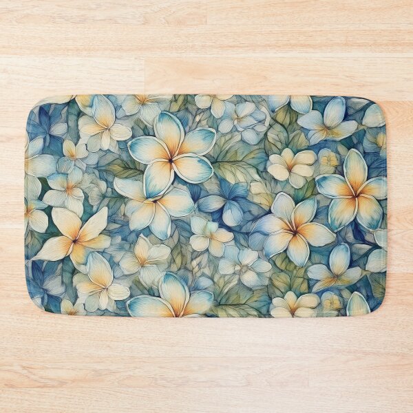 Item preview, Moonlit Watercolor Plumeria designed and sold by J Marielle Designs.