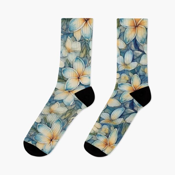 Item preview, Moonlit Watercolor Plumeria designed and sold by J Marielle Designs.