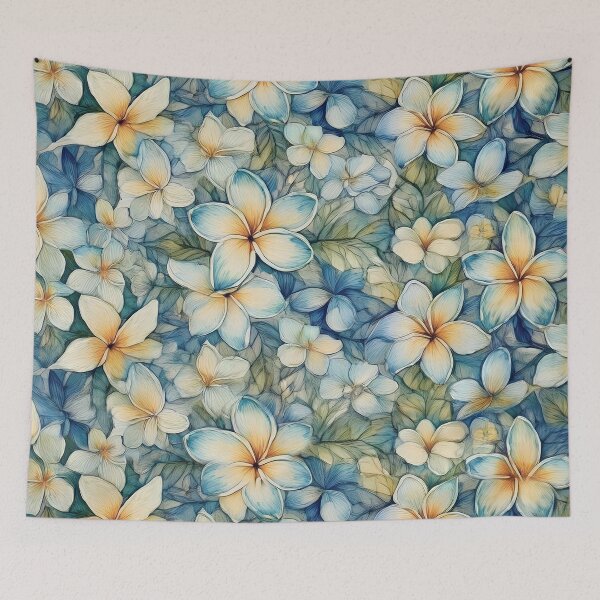 Item preview, Moonlit Watercolor Plumeria designed and sold by J Marielle Designs.