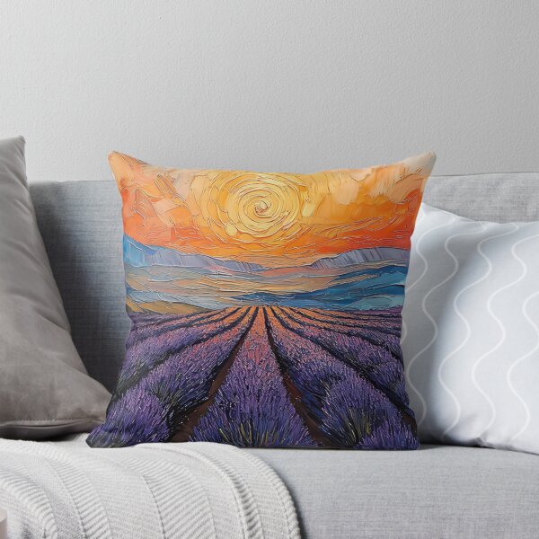 Item preview, Sunset Over Lavender Field designed and sold by FUGDERU.