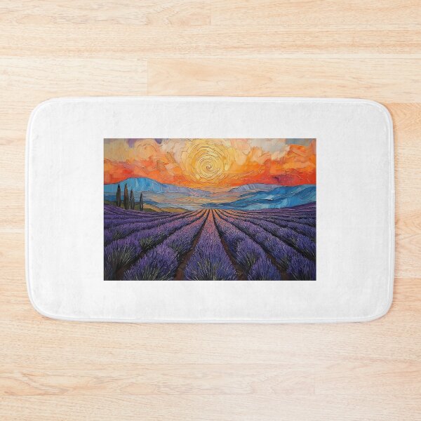 Item preview, Sunset Over Lavender Field designed and sold by FUGDERU.