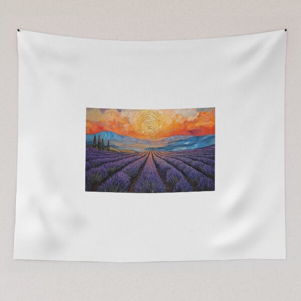Item preview, Sunset Over Lavender Field designed and sold by FUGDERU.