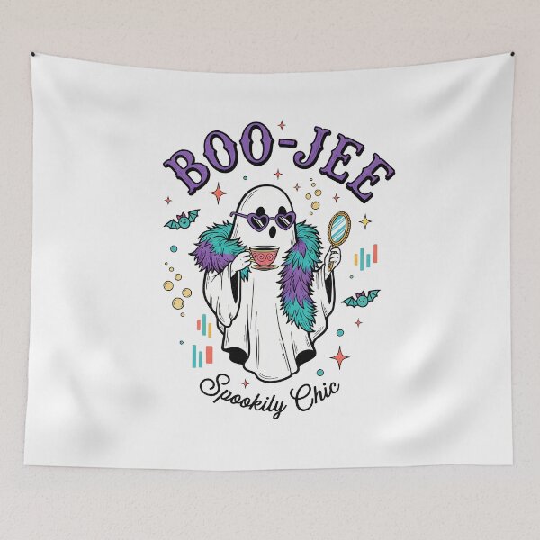 Item preview, Boo-Jee Spooky Chic Tee, Halloween T-Shirt, Cute Ghost Apparel, Unisex Graphic Tee, Fun October Top, Perfect for Costume Parties designed and sold by DekoDesignsHub.