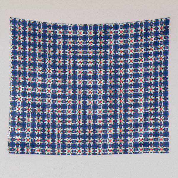 Item preview, rings abstract blob kunterbunt seamless colorful repeat pattern designed and sold by Abrahamjrnd.
