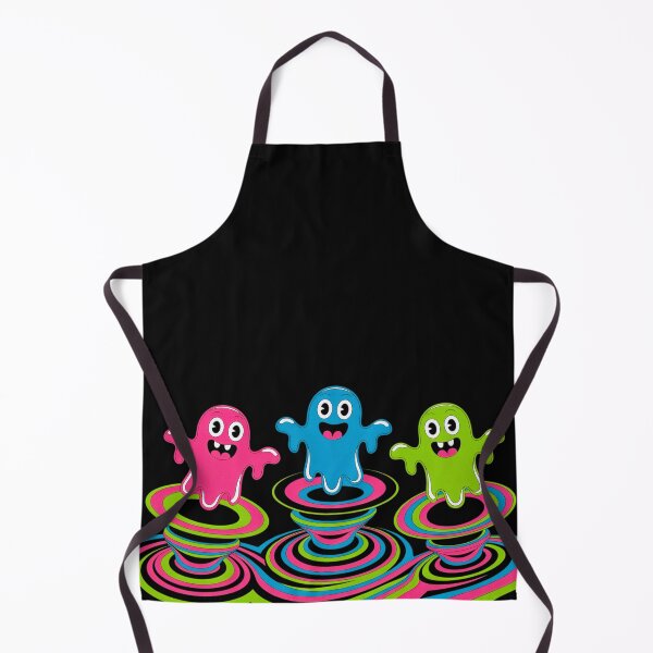 Item preview, Colorful Happy Ghosts – Cute Pop Art Cartoon designed and sold by SamartkitDesign.