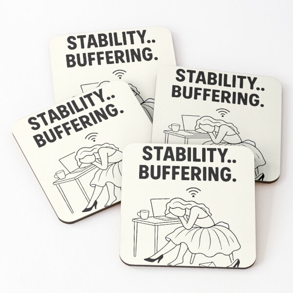 Item preview, “ Emotional Stability Buffering”  | Funny Therapy Quote  designed and sold by AptSEVENTY3.