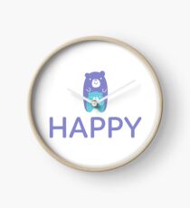 Happy Teddy Bear Clock