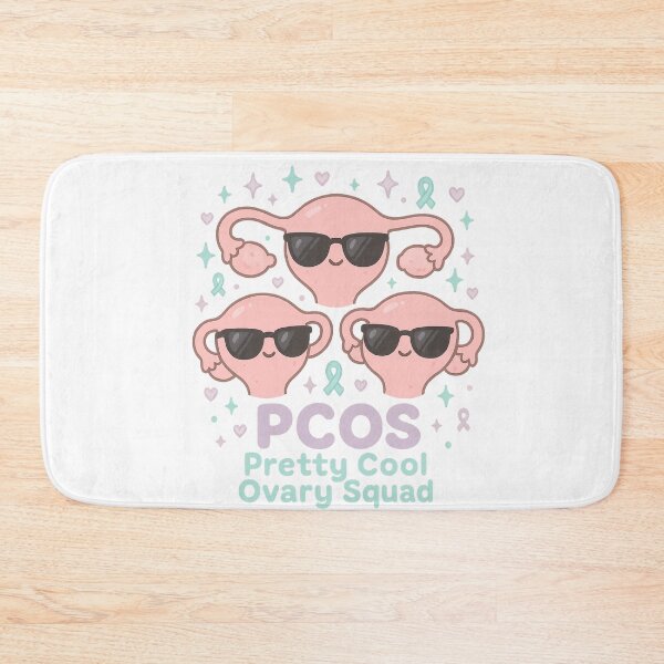 Item preview, PCOS Squad Goals - Cool Ovary Squad Kawaii Medical Sunglasses designed and sold by reflora1.
