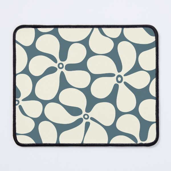Item preview, Groovy 1970s Fowers - dark blue designed and sold by Johanna Kindvall.
