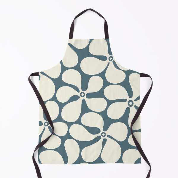 Item preview, Groovy 1970s Fowers - dark blue designed and sold by Johanna Kindvall.