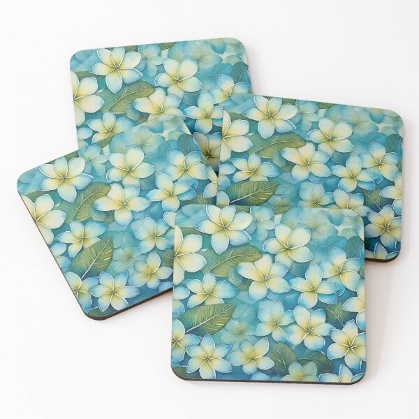 Item preview, Hawaiian Plumeria Among the Leaves designed and sold by J Marielle Designs.