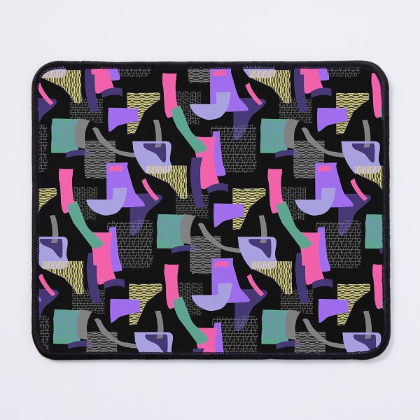 Item preview, Minimal Scandinavian digital geometric pattern dark pink purple designed and sold by Alessandro Remo Mazzoni Remotextiles.