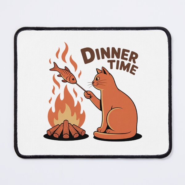 Item preview,  Cat roasting designed and sold by PrintAtelier.