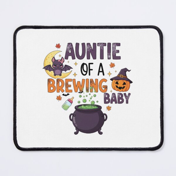 Item preview, Auntie of a Brewing Baby - Halloween Pregnancy Announcement designed and sold by MinimalMyth.
