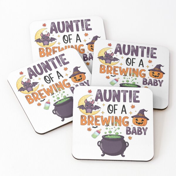Item preview, Auntie of a Brewing Baby - Halloween Pregnancy Announcement designed and sold by MinimalMyth.