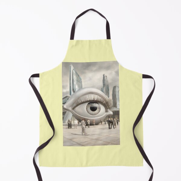 Item preview, Giant Eye Sculpture in Futuristic City designed and sold by Cynthia Frazier.