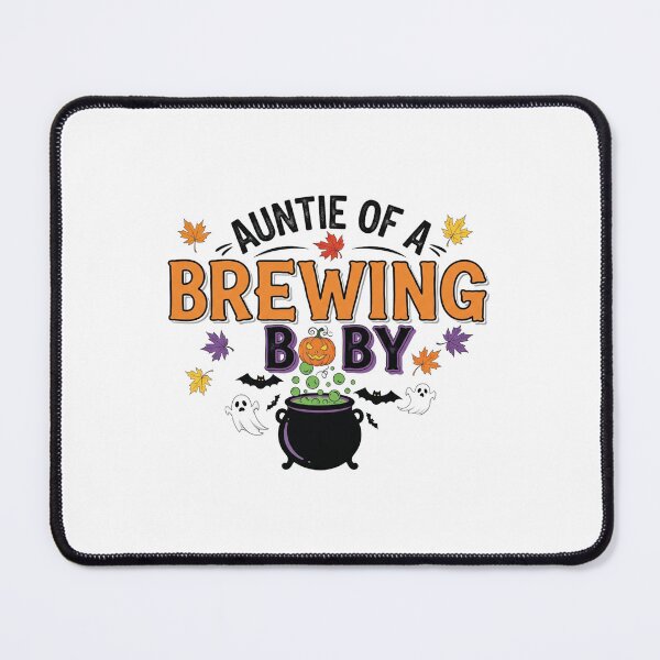 Item preview, Auntie of a Brewing Baby - Halloween Pregnancy Announcement designed and sold by MinimalMyth.