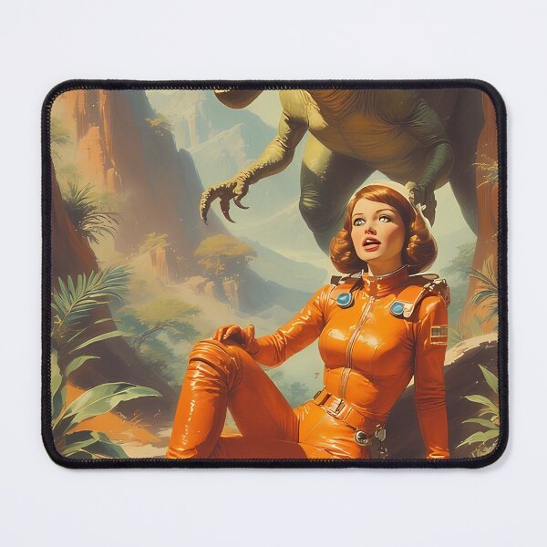 Item preview, The Cosmos Woman at War with the Space Dinosaurs designed and sold by she-devil-shirt.