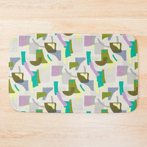 Item preview, Copy of Minimal Scandinavian digital geometric pattern dark pink purple designed and sold by Alessandro Remo Mazzoni Remotextiles.