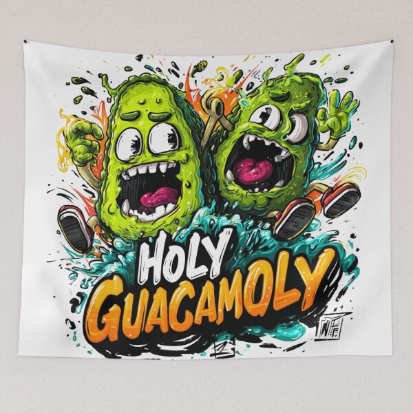 Item preview, Holy Guacamoly Funny Mexican designed and sold by Valor Vibes Clothing Co..