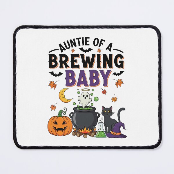 Item preview, Auntie of a Brewing Baby - Halloween Pregnancy Announcement designed and sold by MinimalMyth.