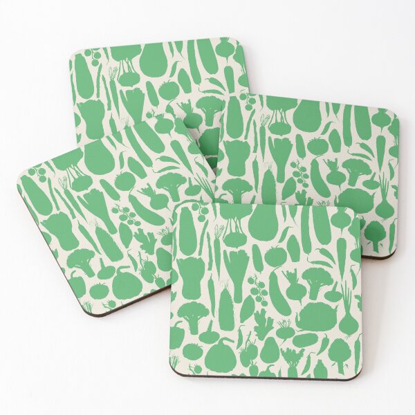 Item preview, Vegetable pattern in green color designed and sold by bokasin.