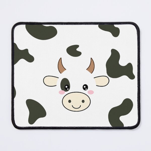 Item preview, Cute Cartoon Cow Face with Spots designed and sold by turtlemaid.