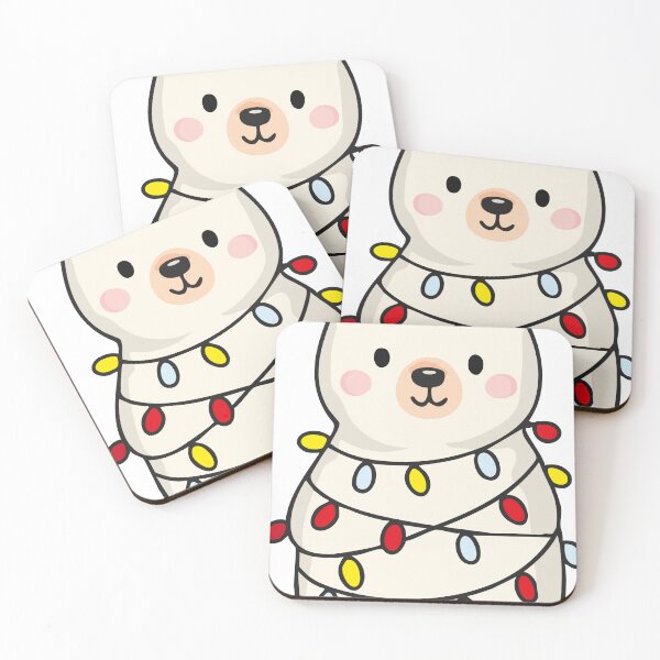 Item preview, Christmas teddy bear in colorful lights designed and sold by CheriTanya.