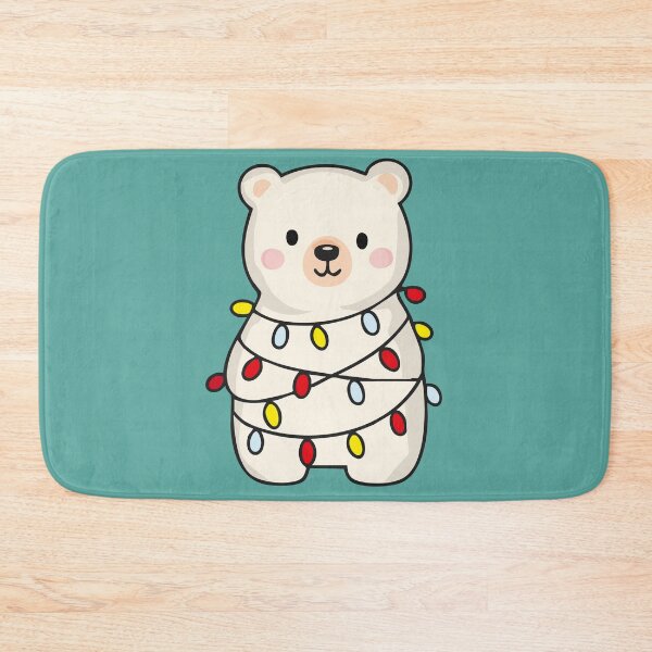 Item preview, Christmas teddy bear in colorful lights designed and sold by CheriTanya.