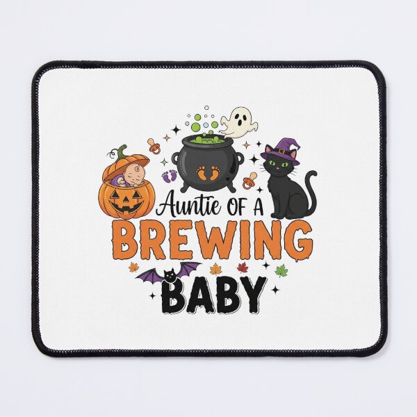 Item preview, Auntie of a Brewing Baby - Halloween Pregnancy Announcement designed and sold by MinimalMyth.