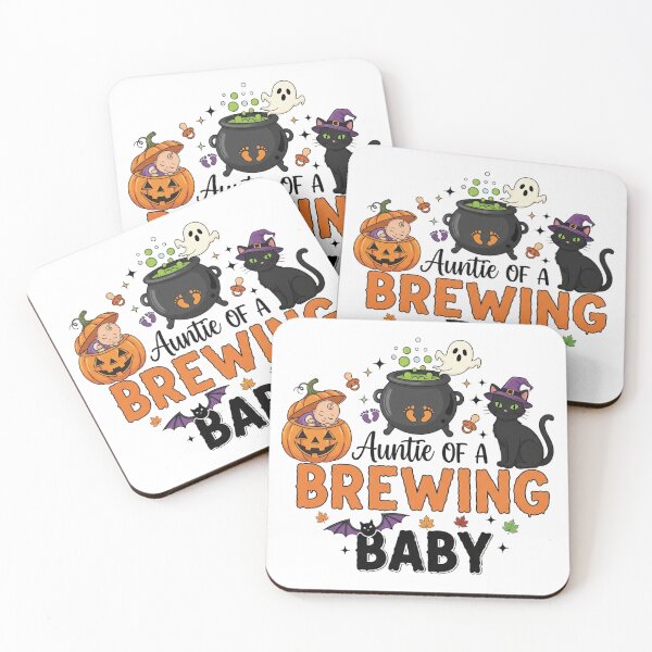 Item preview,  Auntie of a Brewing Baby - Halloween Pregnancy Announcement designed and sold by MinimalMyth.