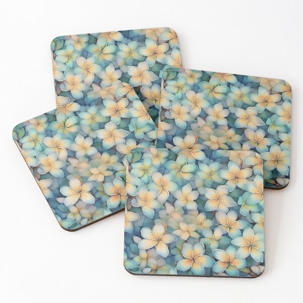 Item preview, Plumeria in the Raindrops designed and sold by J Marielle Designs.