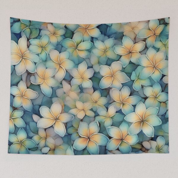 Item preview, Plumeria in the Raindrops designed and sold by J Marielle Designs.
