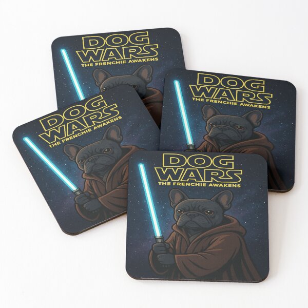 Item preview, Dog Wars: The Frenchie Awakens – Jedi French Bulldog designed and sold by Herundros.