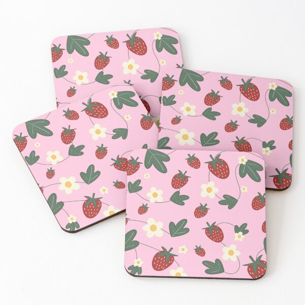 Item preview, Strawberries and Flowers designed and sold by aboystudio.