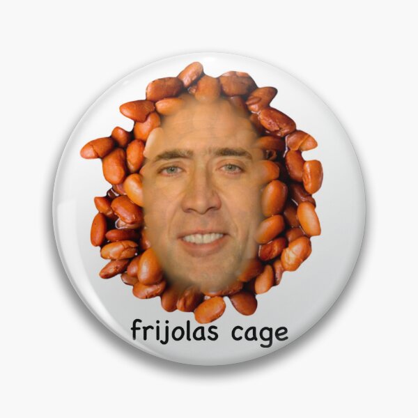 Item preview, Nicolas Cage meme Frijolas Cage ironic funny cursed designed and sold by DisgustangCO.