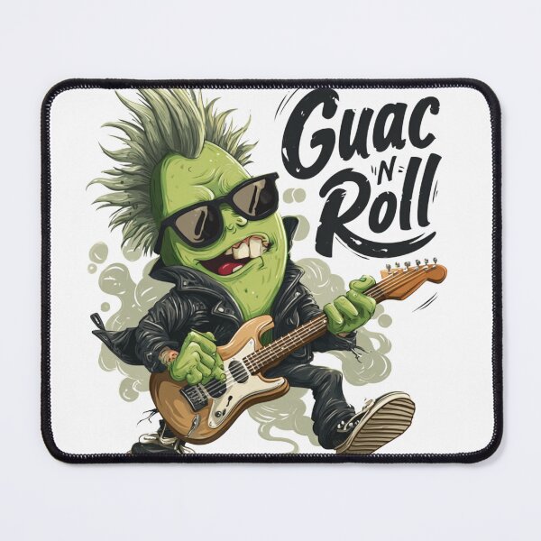 Item preview, Rock N Roll Guacamoly Funny designed and sold by Valor Vibes Clothing Co..