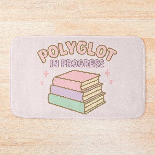 Item preview, Polyglot in Progress – Cute Pastel Language Learning Design designed and sold by wwshd.